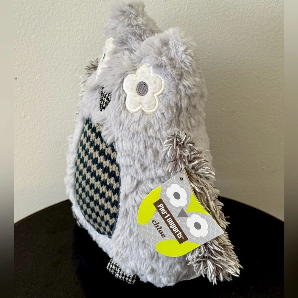 Vintage Pier 1 Imports Chloe and Baby Roxie Plush Owl Animals Lot